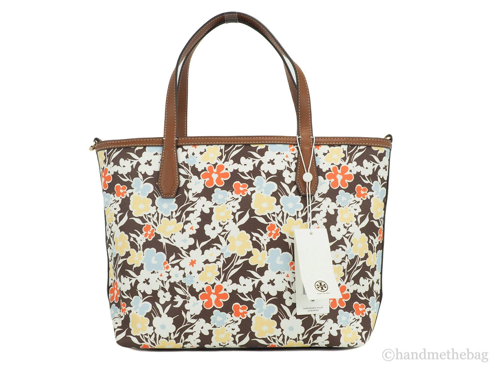 Small Reverie Floral Print Coated Canvas Tote Bag A876182