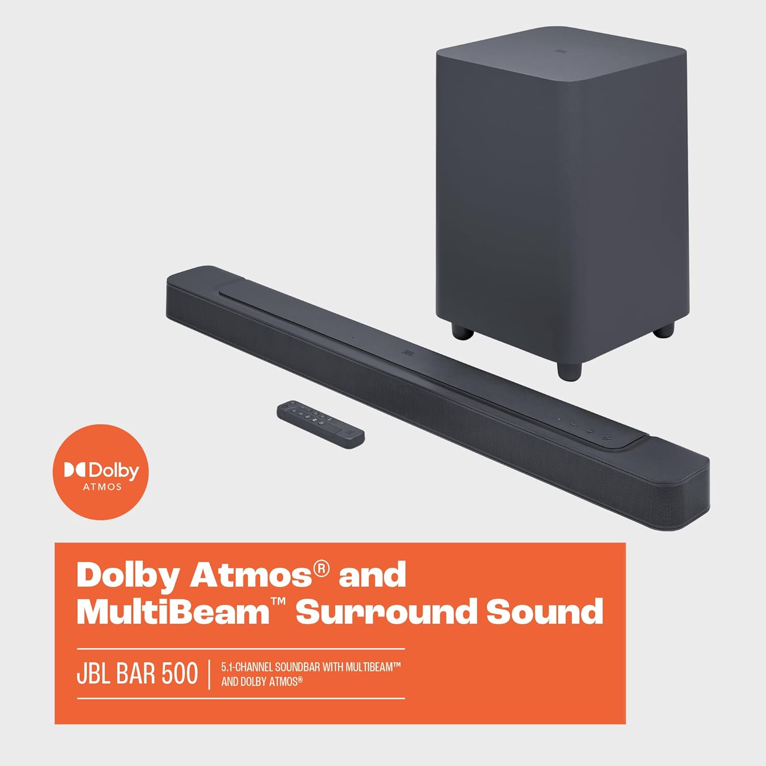 5.1-Channel Black Soundbar with Dolby Atmos L160