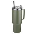 40 oz Stainless Steel Vacuum Insulated Tumbler with Handle (Black, 1) D2909