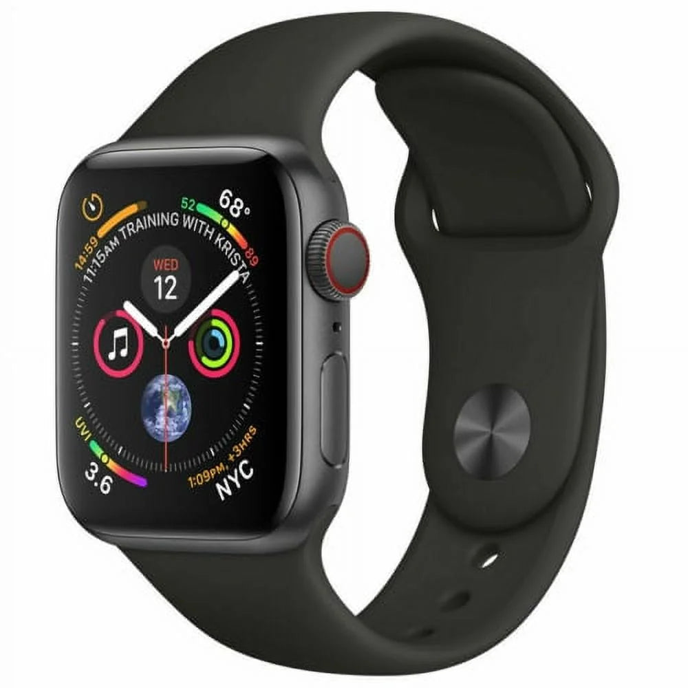 Apple Watch Series 4 44mm GPS + Cellular Space Gray Black Sport Band Q287210