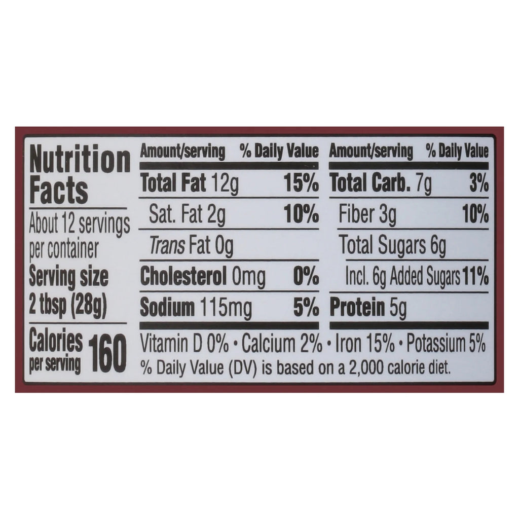 Tahini Spread Dark Chocolate Sea Salt Case of 6-12 OZ O62096