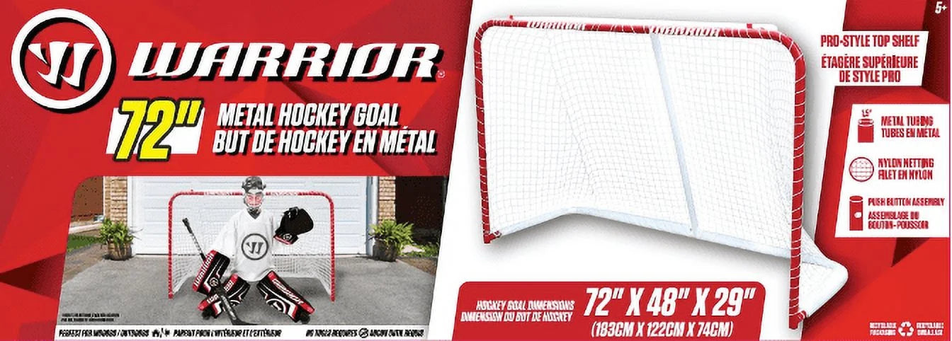 72" Metal Street Hockey Net with 1.5" Tubing C516944