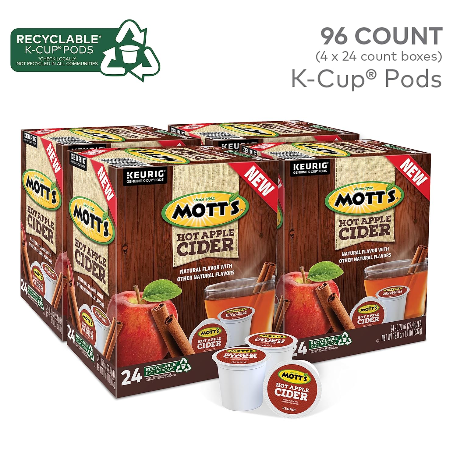 96 Count Apple Cider K-Cup Pods E63665
