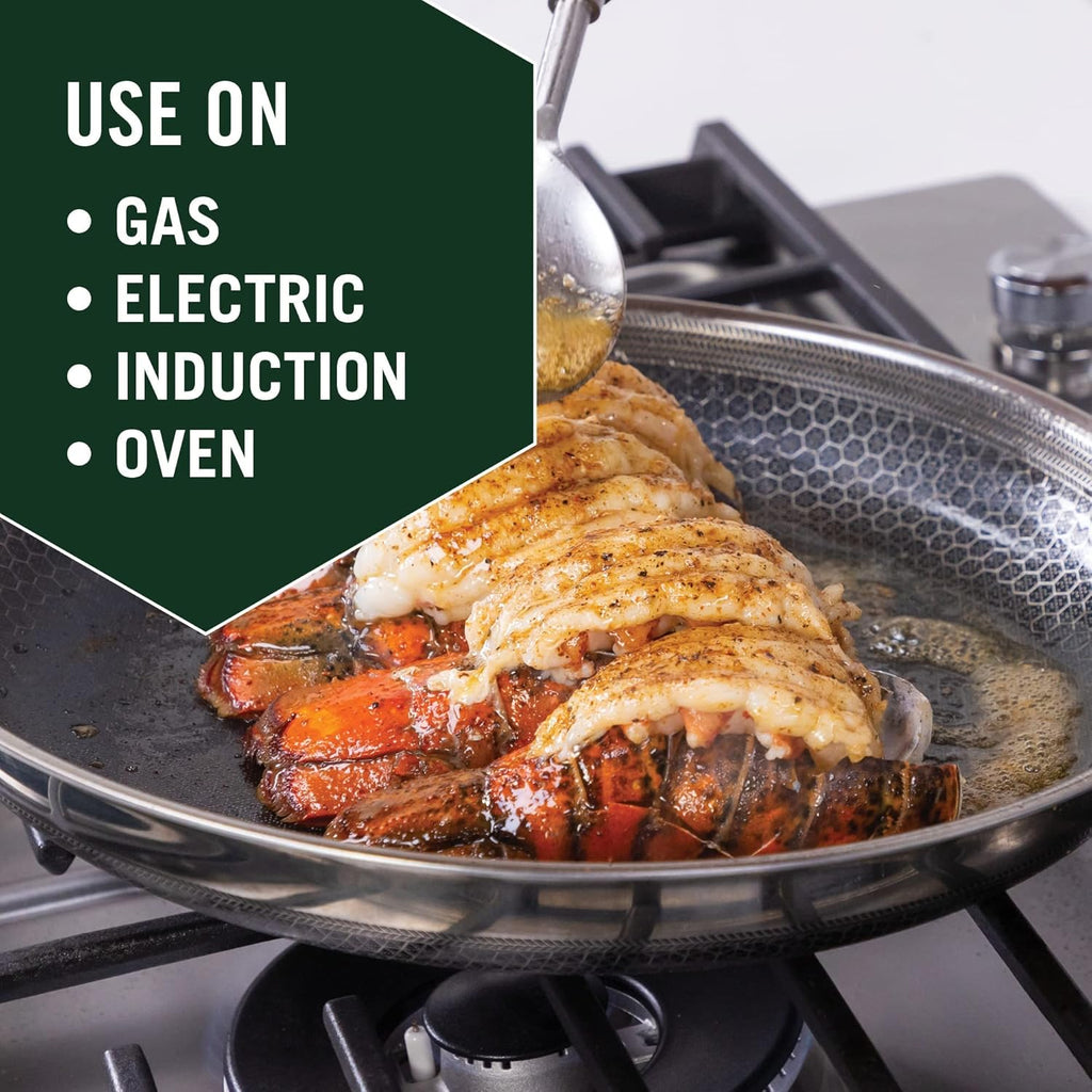 4 Piece Hybrid Stainless Steel Cookware Set B16329
