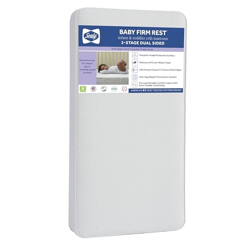 52x28" Waterproof Crib Mattress with 204 Steel Coils T8281