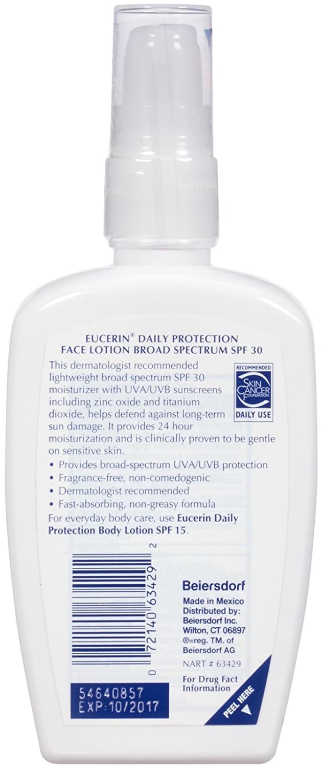 Daily Protection Moisturizing Face Lotion SPF 30 - 4 fl oz Pack of 3 E673