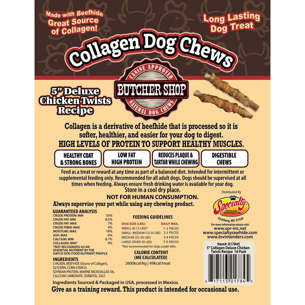 Chicken Twists Collagen Dog Chews G772186