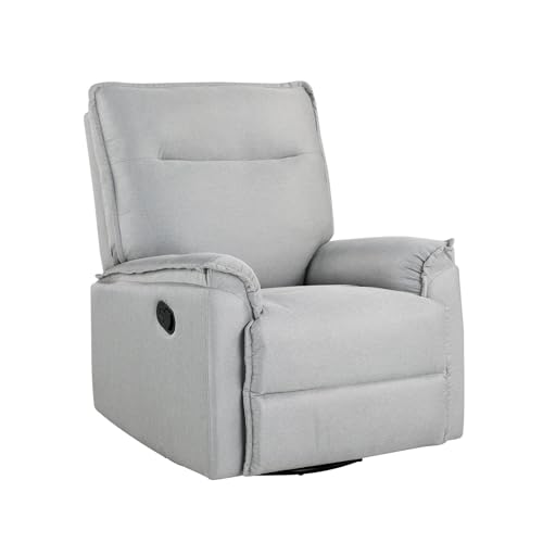 Beige Swivel Recliner Chair Q462