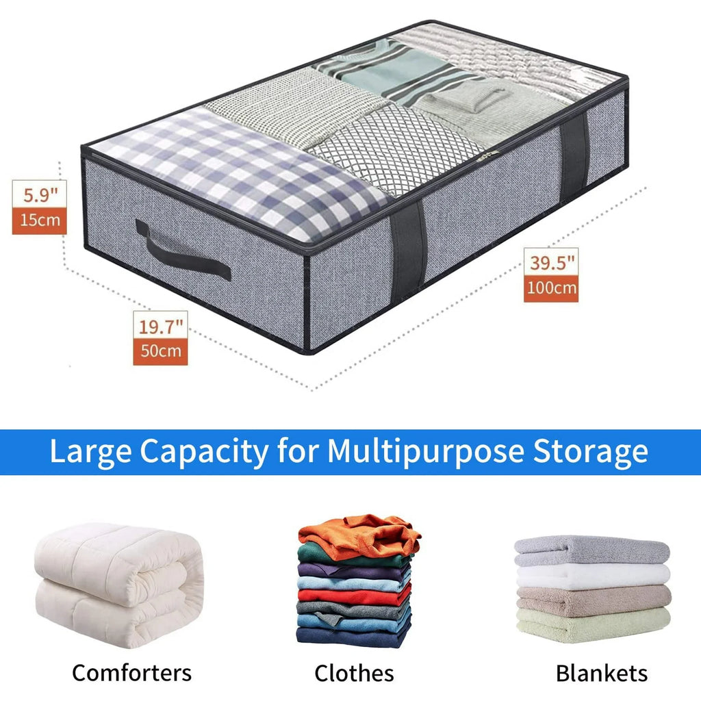 Breathable Zippered Storage Bag with Clear Window Z446