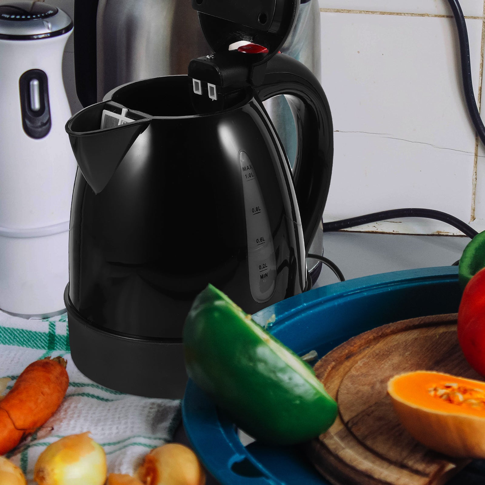 Car Hot Water Kettle Automatic Power-off Food Grade Electric Tea Boiler G1276