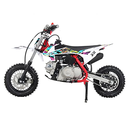 110cc Dirt Bike with Automatic Transmission, Electric Start, 10"/10" Tires (Black) X570