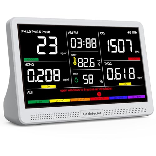 16 in 1 Air Quality Monitor with 7" Display B250