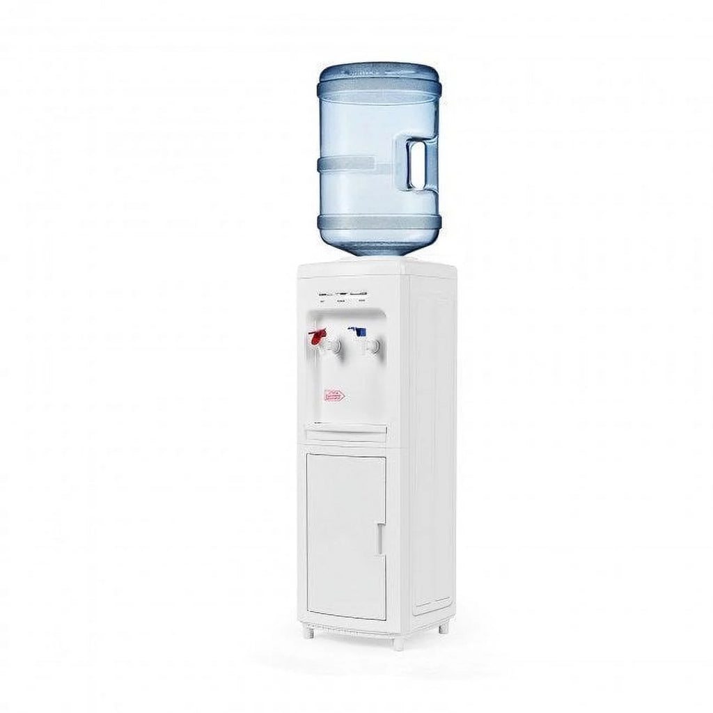 5 Gallons Hot and Cold Water Cooler Dispenser with Child Safety Lock P69229