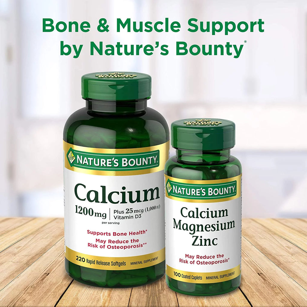 1200mg Calcium Plus 1000IU Vitamin D3 Softgels 220 ea (Pack of 3) G117