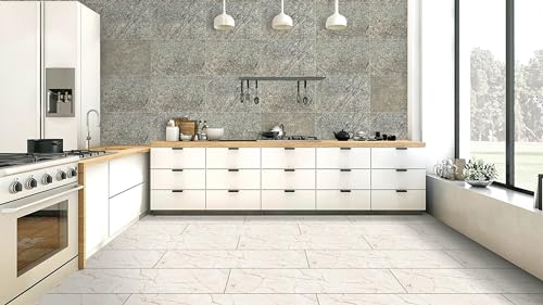 Stone Veneer Wall Panels, Extra Large 3 x 2 ft Tiles, Real Stone, Indian Autumn Rustic, Single Panel, Covers 5.8 sq ft Y434
