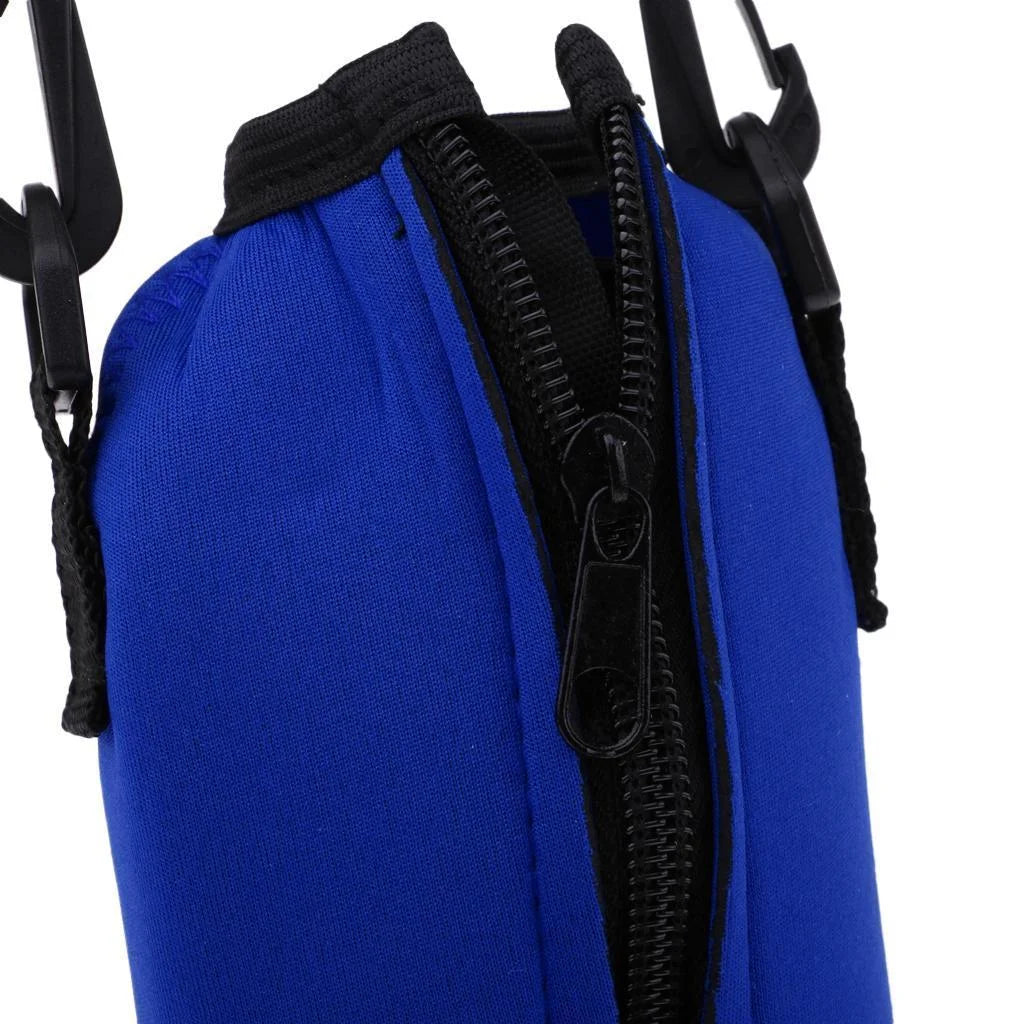 Neoprene 750ml Water Bottle Holder Insulated Carrier Bag with Adjustable Straps A48953