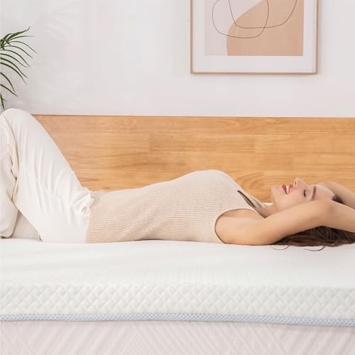 2 Inch Twin Memory Foam Gel Mattress Topper, 38"×75", Medium G361668