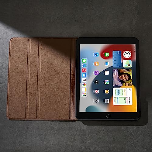 Genuine Leather Folio Case for iPad 10.2 L343