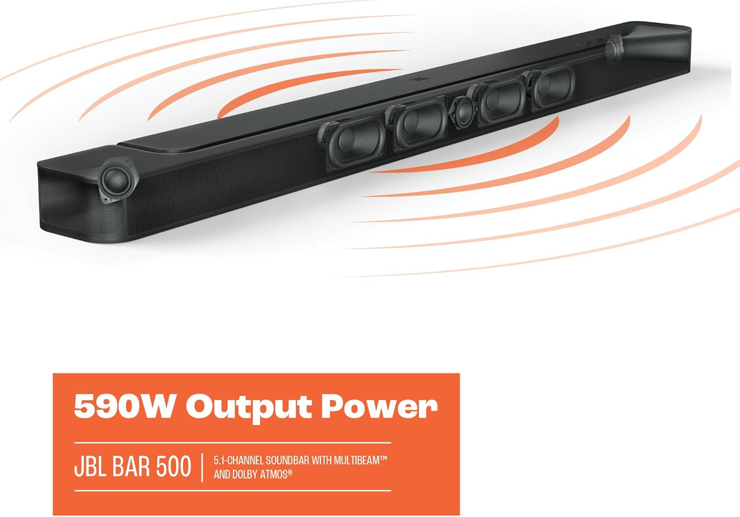 5.1-Channel Black Soundbar with Dolby Atmos L160