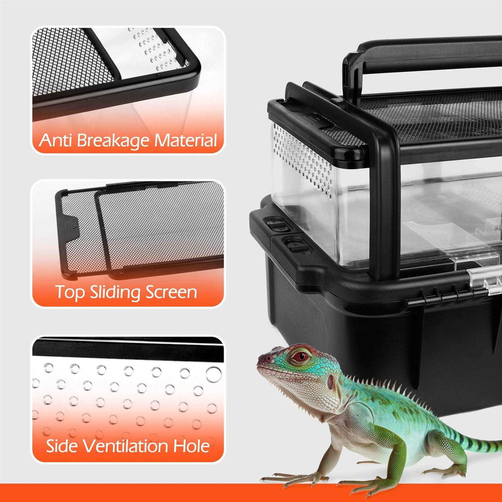 Small Pet Carrier Cage with Tweezer Bowl G127