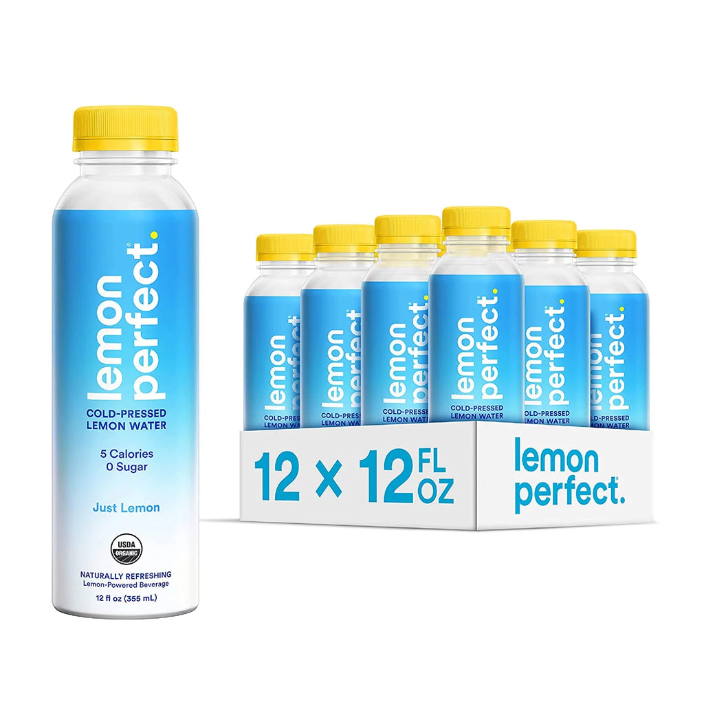 12-Pack 12 fl oz Cold-Pressed Lemon Water I356112
