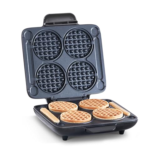 Aqua 4 Inch Non-stick Mini Waffle Maker W691815