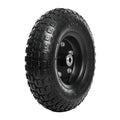 13 Inch 1 PC Rubber Pneumatic Replacement Tires and Wheels 4.00-6 with 5/8'' Axle Bore Hole G519734