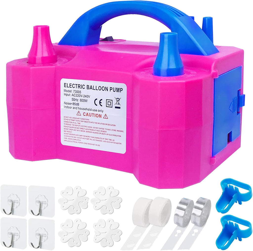 Portable 2 Modes Electric Balloon Pump with 14 Balloon Arch Kits G144339