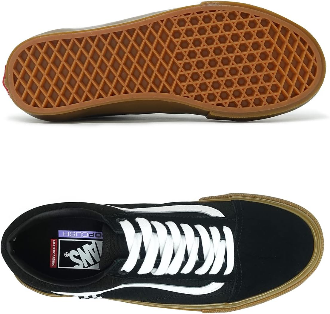 Black/Gum Skate Sneaker U57627