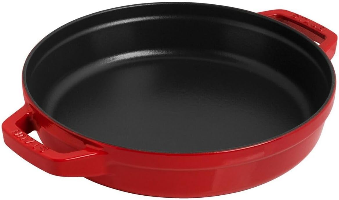 2 Pieces Round Cast Iron Cooking Pot Set H55395