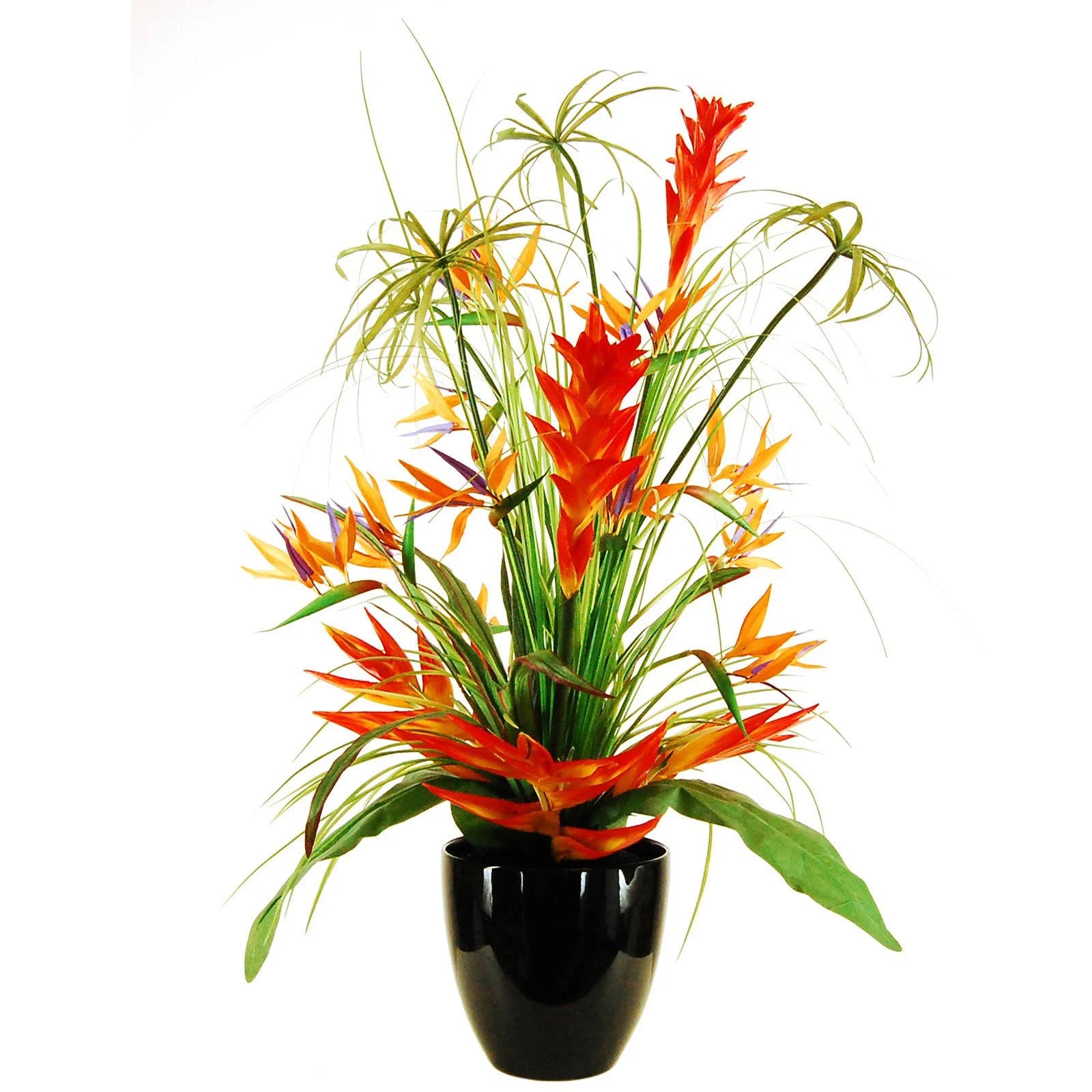 Tropical Arrangement in Tapered Vase V64727