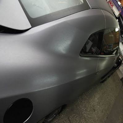 Brushed Gunmetal Aluminium Car Vinyl Wrap Film 152cm x 100cm Silver Brushed Aluminium S311488