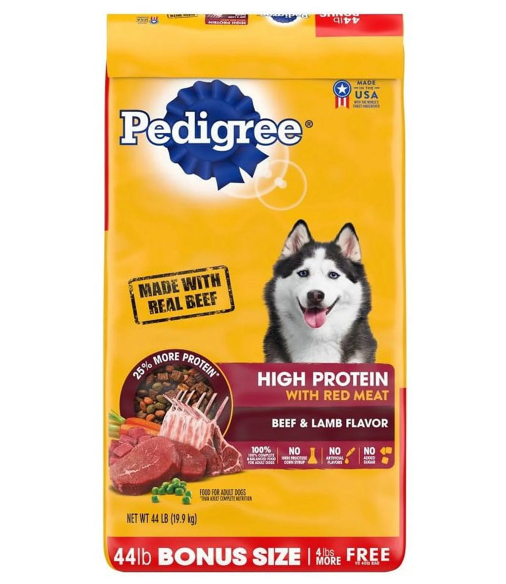 44 lb. Dry Dog Food Beef and Lamb Flavor G809