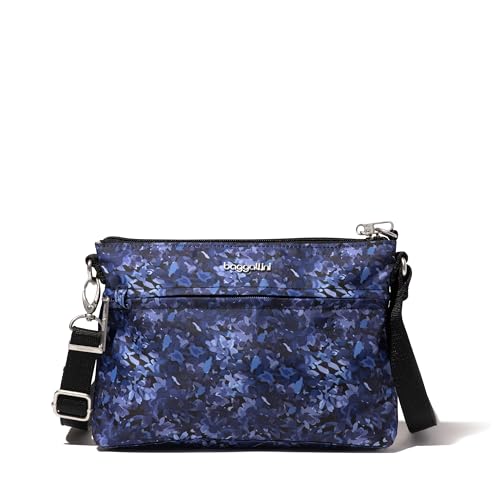 Lightweight Water-Resistant Crossbody Bag with Locking Zipper M471246
