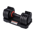 Adjustable 25LB 55LB 5 in 1 Dumbbell Set with Anti-Slip Handle W668