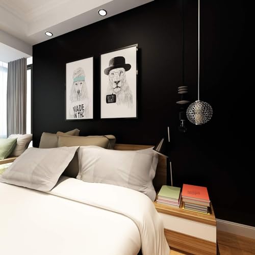 Black Wallpaper Stick and Peel S2058