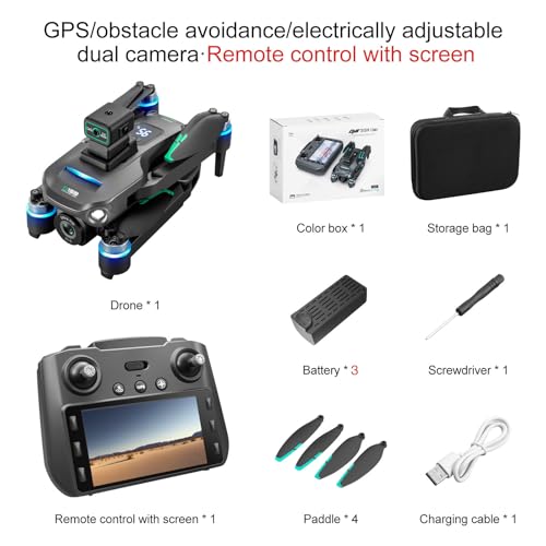 White 4K GPS UHD Drone with Camera Y189423