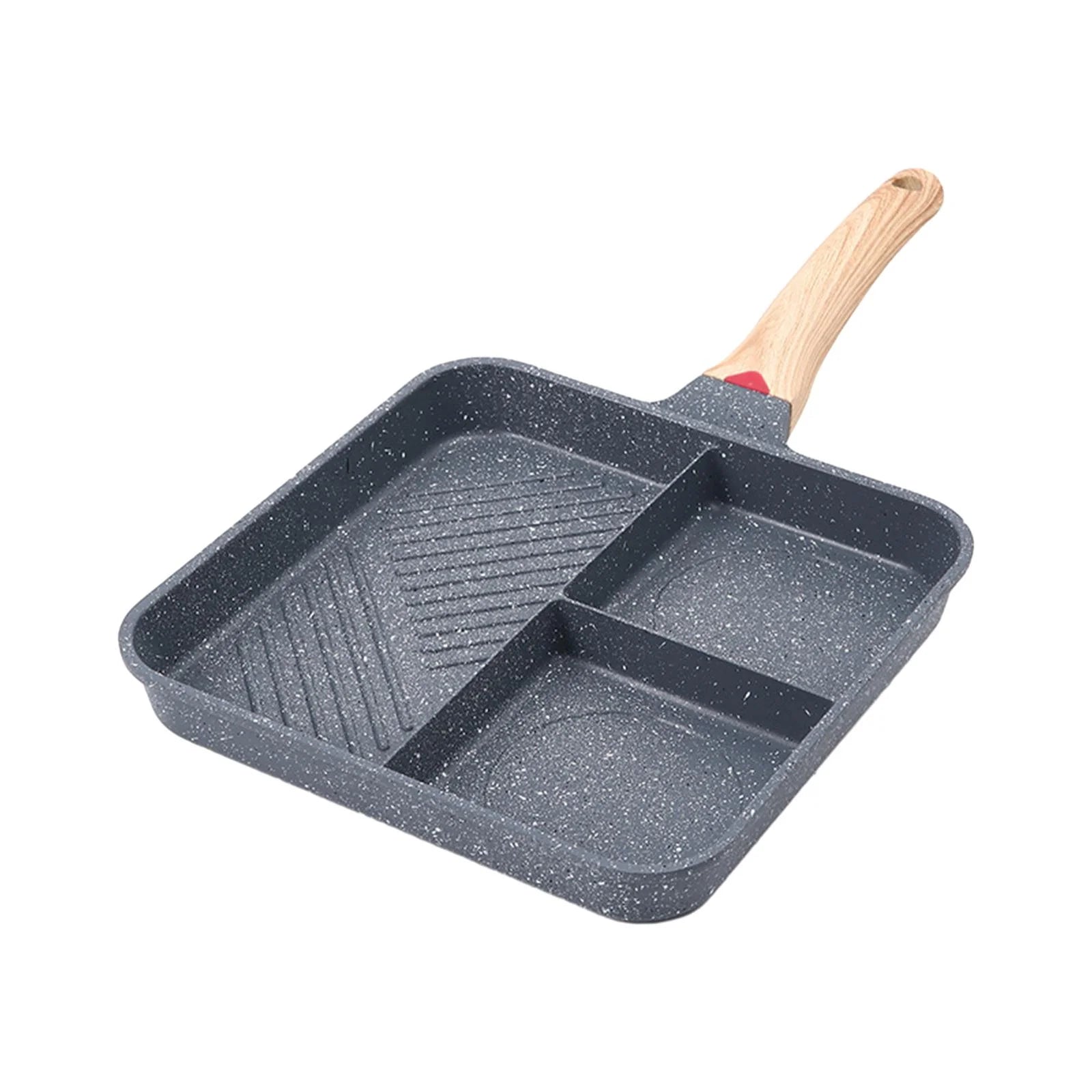 3 Section Nonstick Divided Grill Frying Pan Z10443