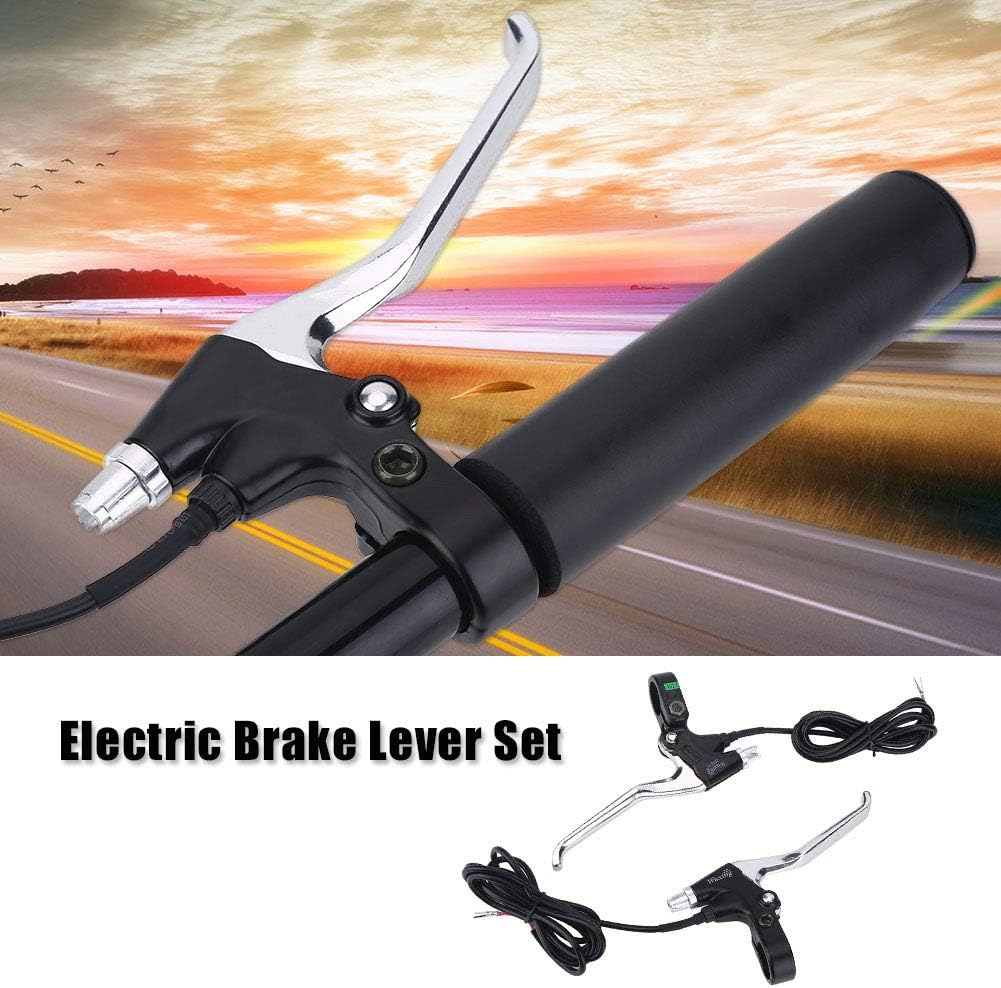 1 Pair 2 Wires Universal Left Right Brakes E Bike Brake Lever Replacement Parts E13877