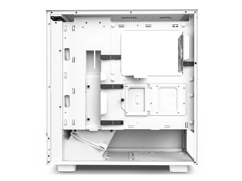 White SGCC Steel Tempered Glass ATX Computer Case X65004