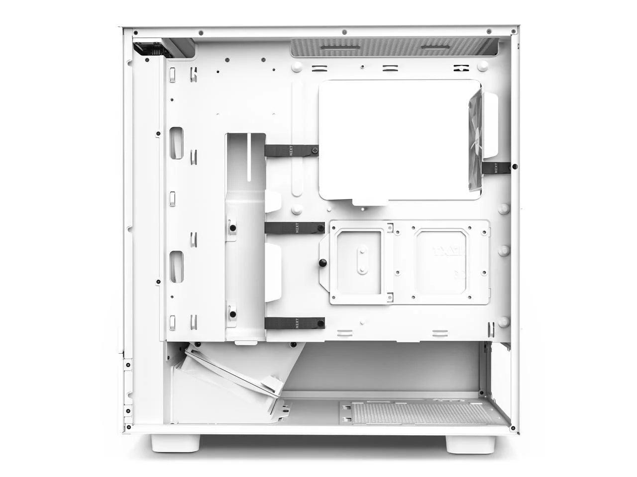 White SGCC Steel Tempered Glass ATX Computer Case X65004