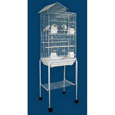 63 inch Large Bird Flight House with Removable Rolling Stand Breeding Travel Cage V306574