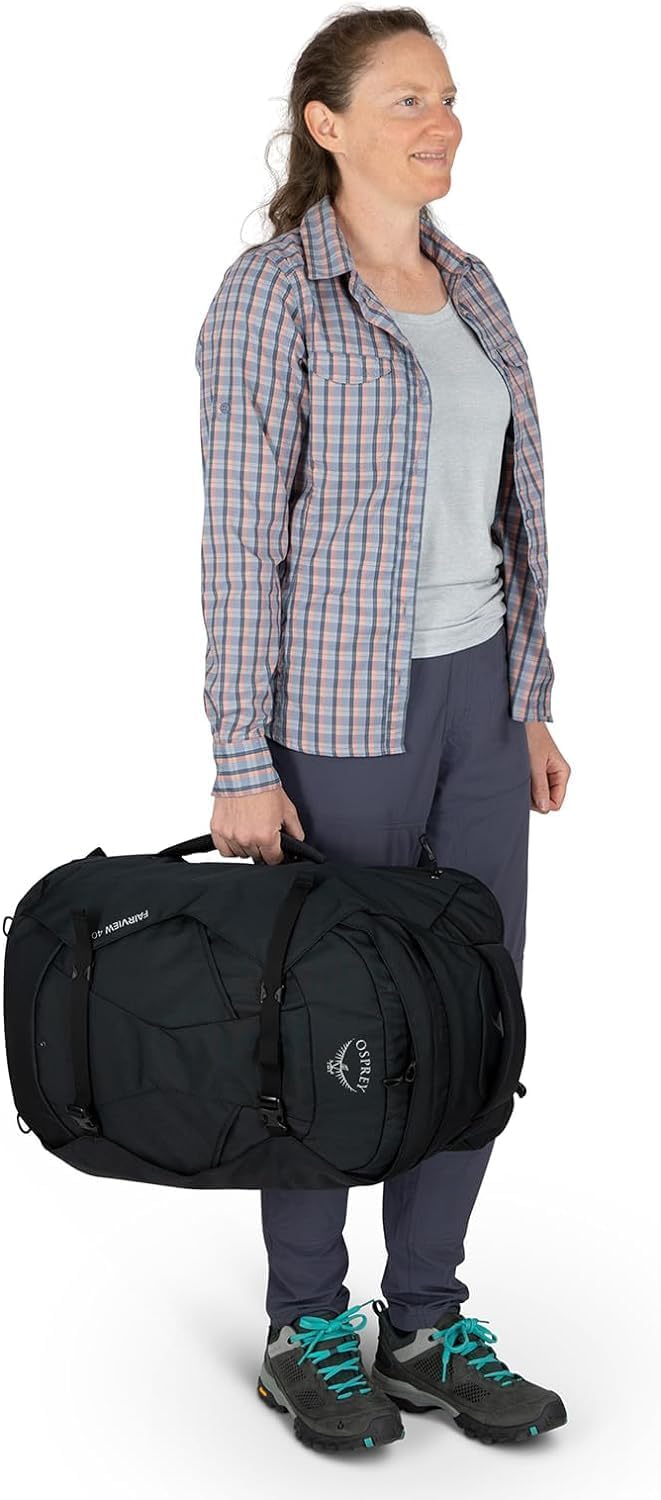 Black 40L Women's Travel Backpack V75620
