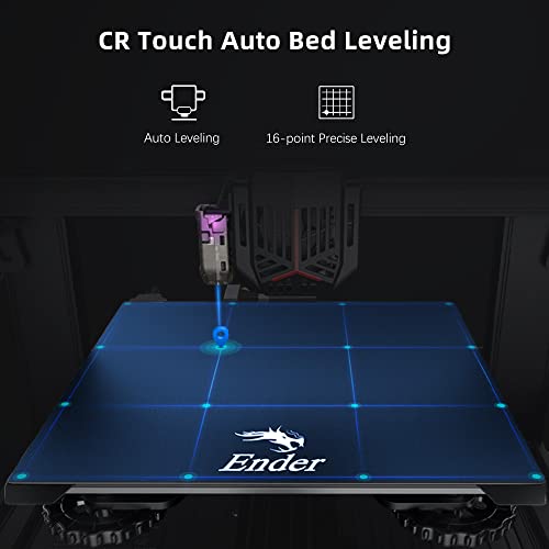 3D Printer with CR Touch Auto Leveling PC Spring Steel Platform 8.66x8.66x9.84 inch R703681