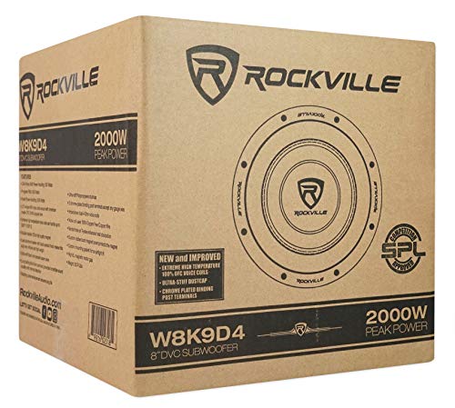 10" 2000w Peak Dual 2-Ohm Car Audio Subwoofer K42683