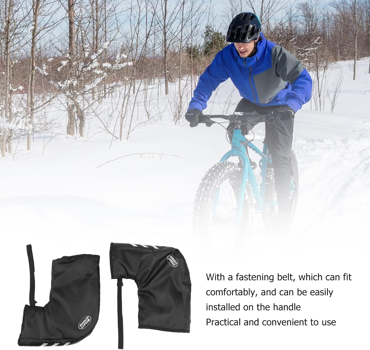 Waterproof Bike Handlebar Hand Protector Covers E608