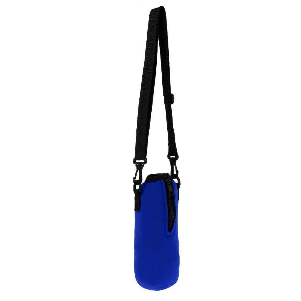 Neoprene 750ml Water Bottle Holder Insulated Carrier Bag with Adjustable Straps A48953