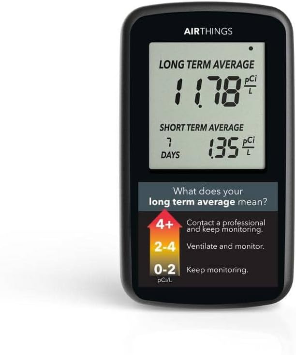Portable Radon Detector, AAA Battery Operated T56168