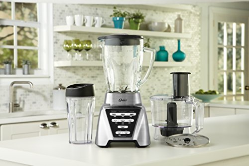 Metallic Grey Blender with Jar and Food Processor attachment A646
