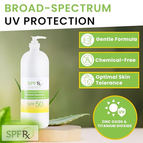 SPF 50 Mineral Broad Spectrum Sunscreen with Zinc Oxide and Titanium Dioxide F906192